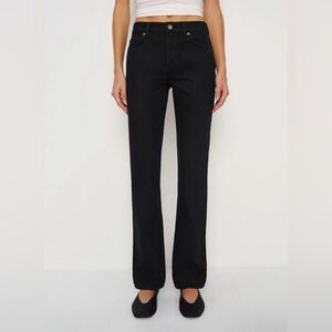 Reformation Greer Mid Rise Straight Jeans